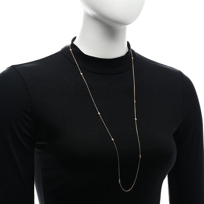 Tiffany 18K Rose Gold Diamond .31ctw Elsa Peretti Diamonds by the Yard Sprinkle Necklace 2 of 5