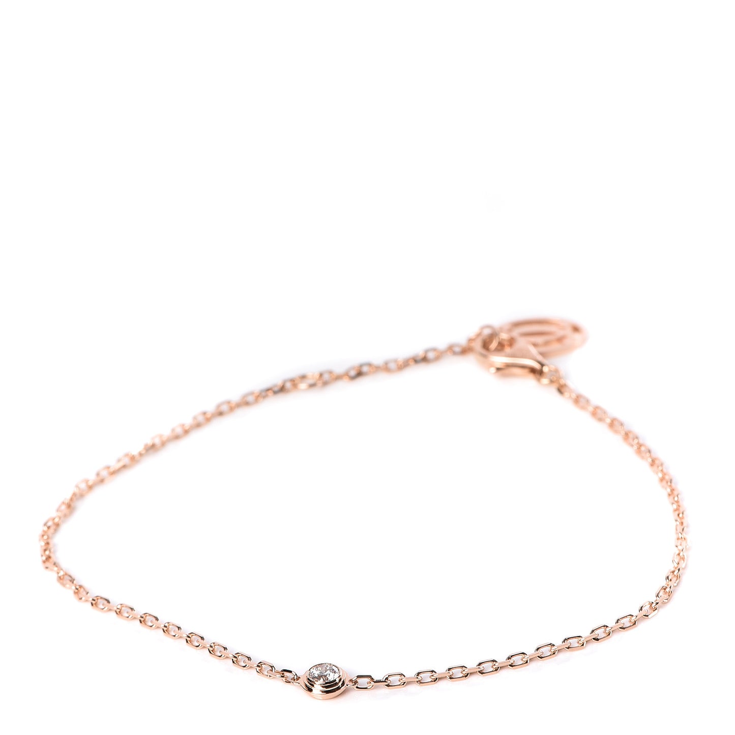 18K Pink Gold Diamond SM D'Amour Bracelet