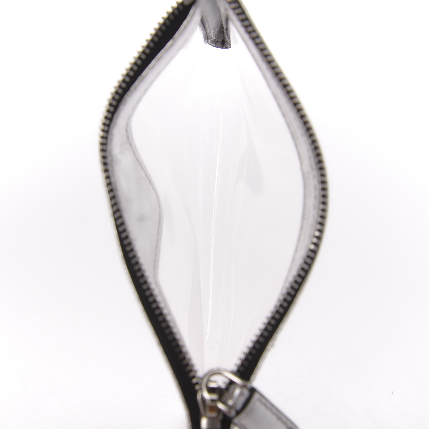 Prada Vernice Plexiglass Card Holder Argento 5 of 9
