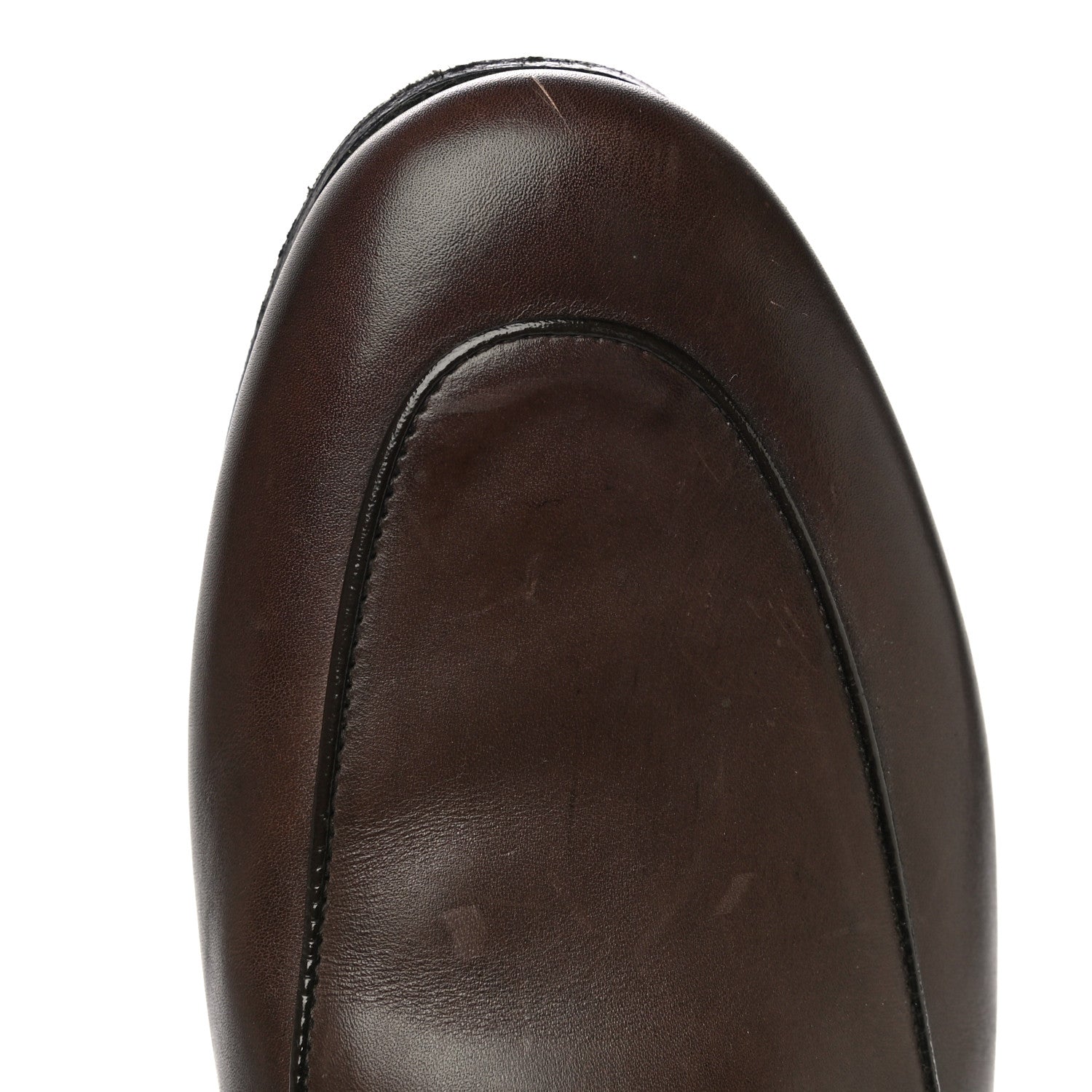 Gucci Calfskin Fur Womens Princetown Slippers 36.5 Brown 25 of 27
