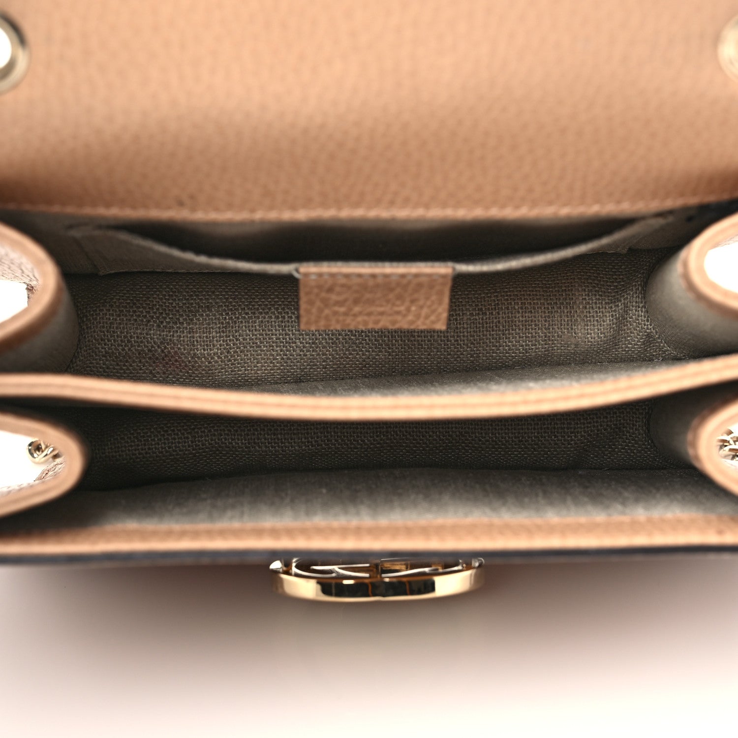 Gucci Dollar Calfskin Small Interlocking G Shoulder Bag Camelia 5 of 11