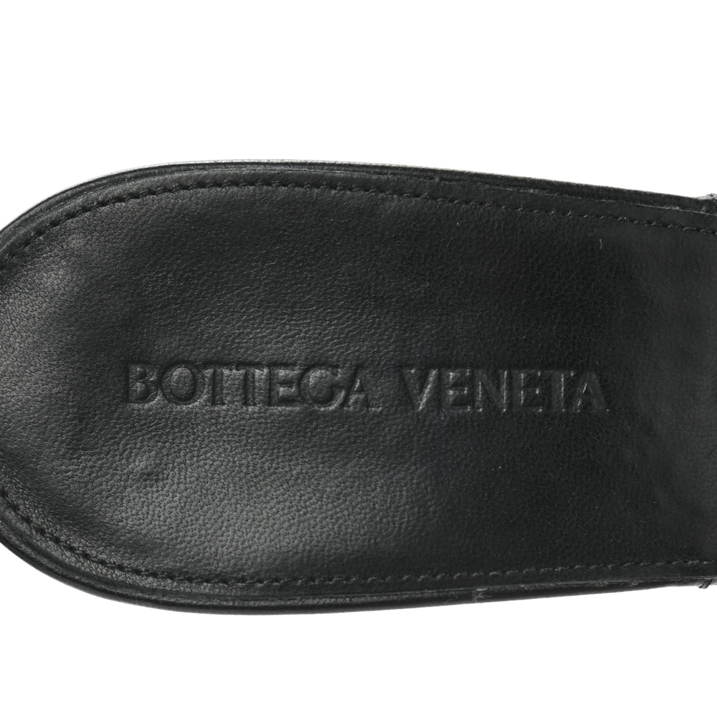 Nappa Maxi Intrecciato Lido Mule Sandals 41 Black
