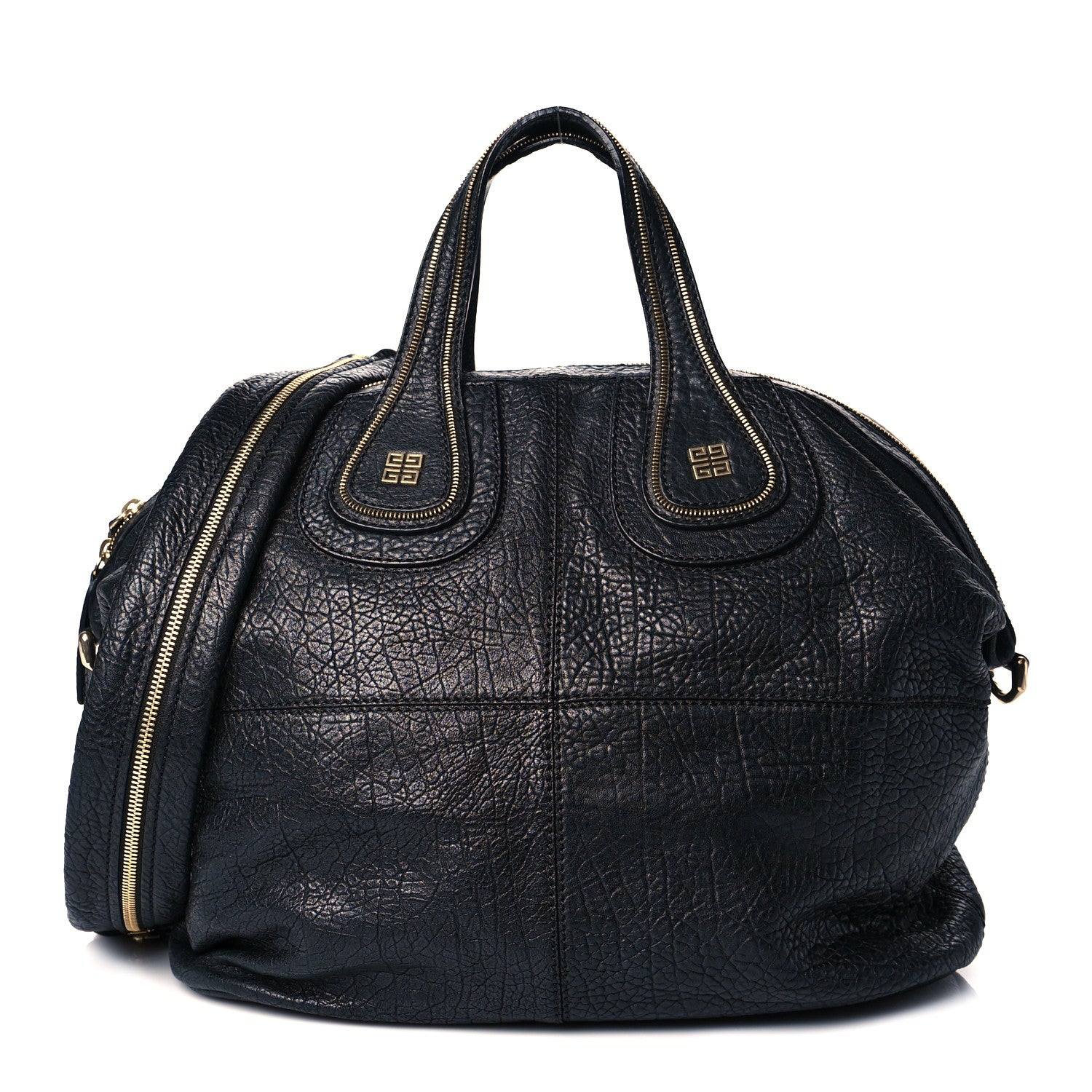 Givenchy Pebbled Lambskin Zip Animation Medium Nightingale Black 1 of 10