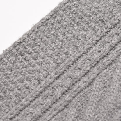 Chanel Cashmere Crystal Sequin CC Scarf Grey 9 of 9