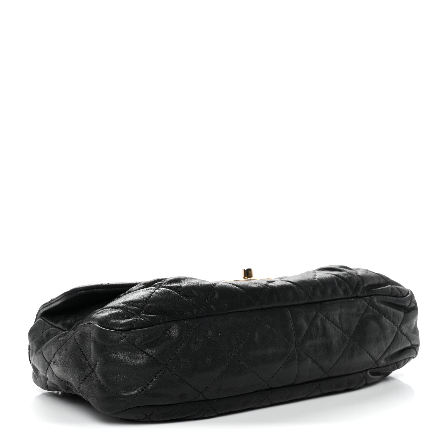 Chanel Iridescent Calfskin Large Chic Quilt Flap Black 4 of 11