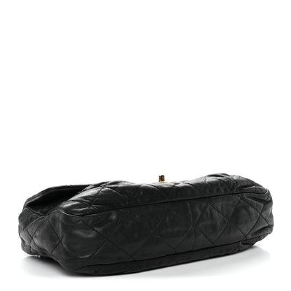 Chanel Iridescent Calfskin Large Chic Quilt Flap Black 4 of 11