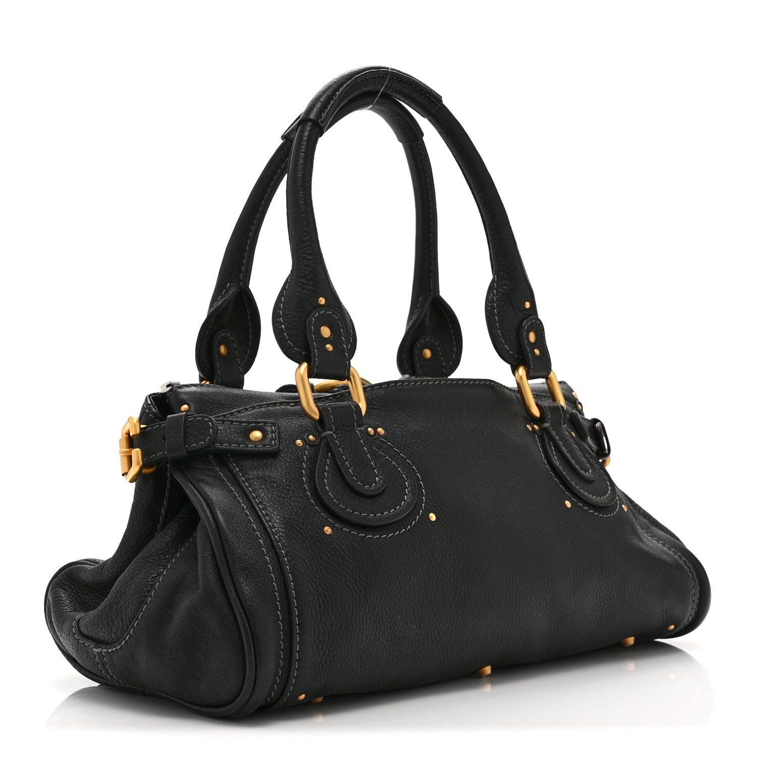 Chloe Calfskin Medium Paddington Satchel Black 3 of 11