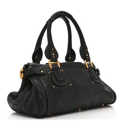 Chloe Calfskin Medium Paddington Satchel Black 3 of 11