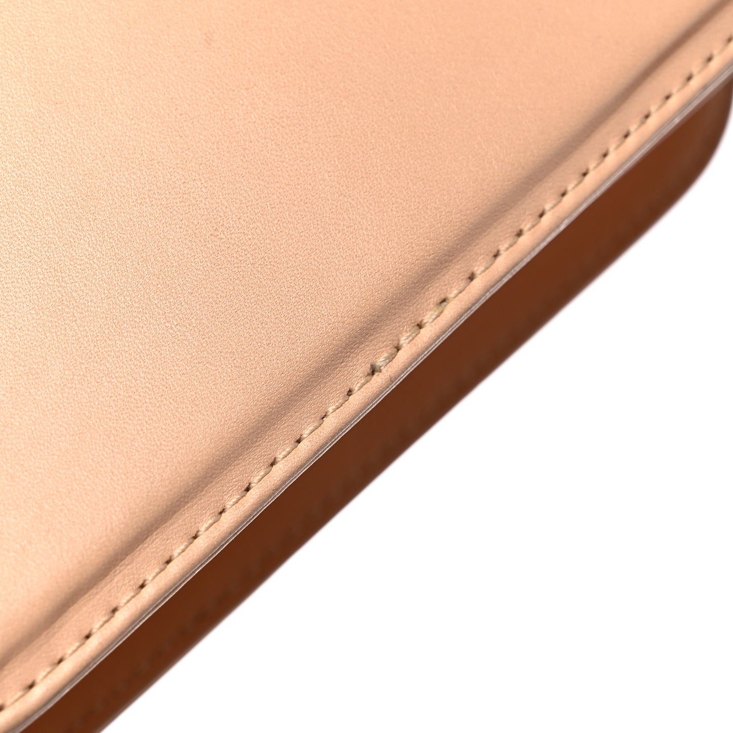 Calfskin Braided Small Chic Flap Light Beige
