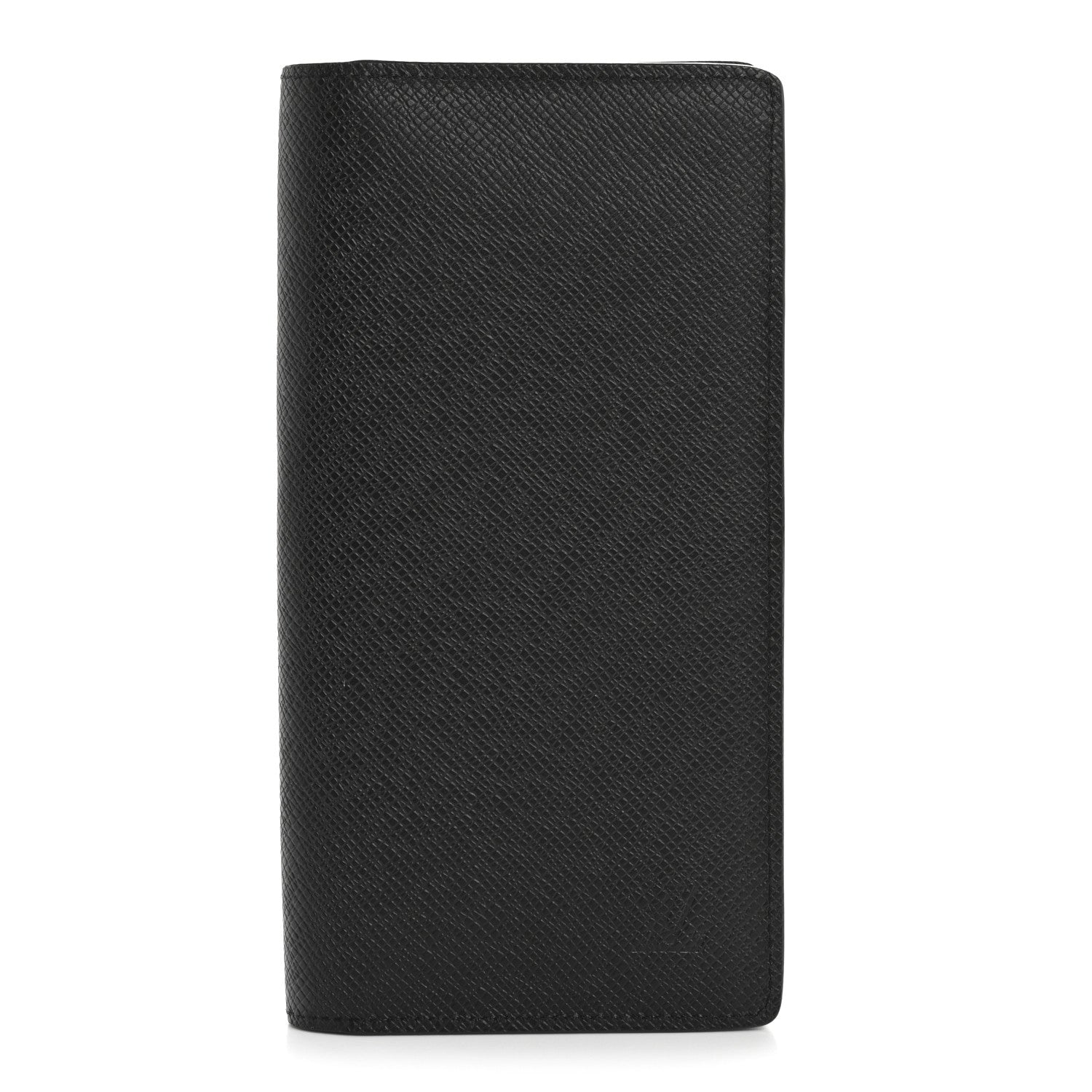 Louis Vuitton Taiga Brazza Wallet Black 1 of 8