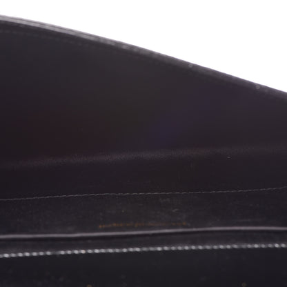 Saint Laurent Textured Patent Monogram Large Belle De Jour Clutch Black 5 of 8