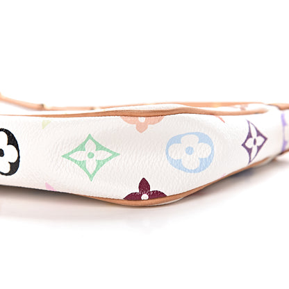 Louis Vuitton Monogram Multicolor Pochette Accessories White 9 of 10