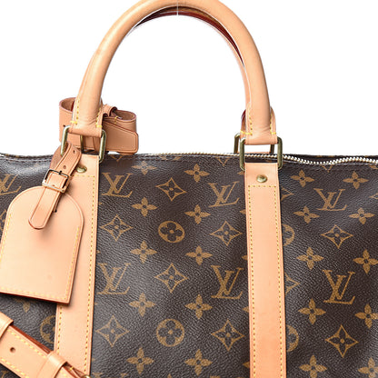 Louis Vuitton Monogram Keepall Bandouliere 50 10 of 12