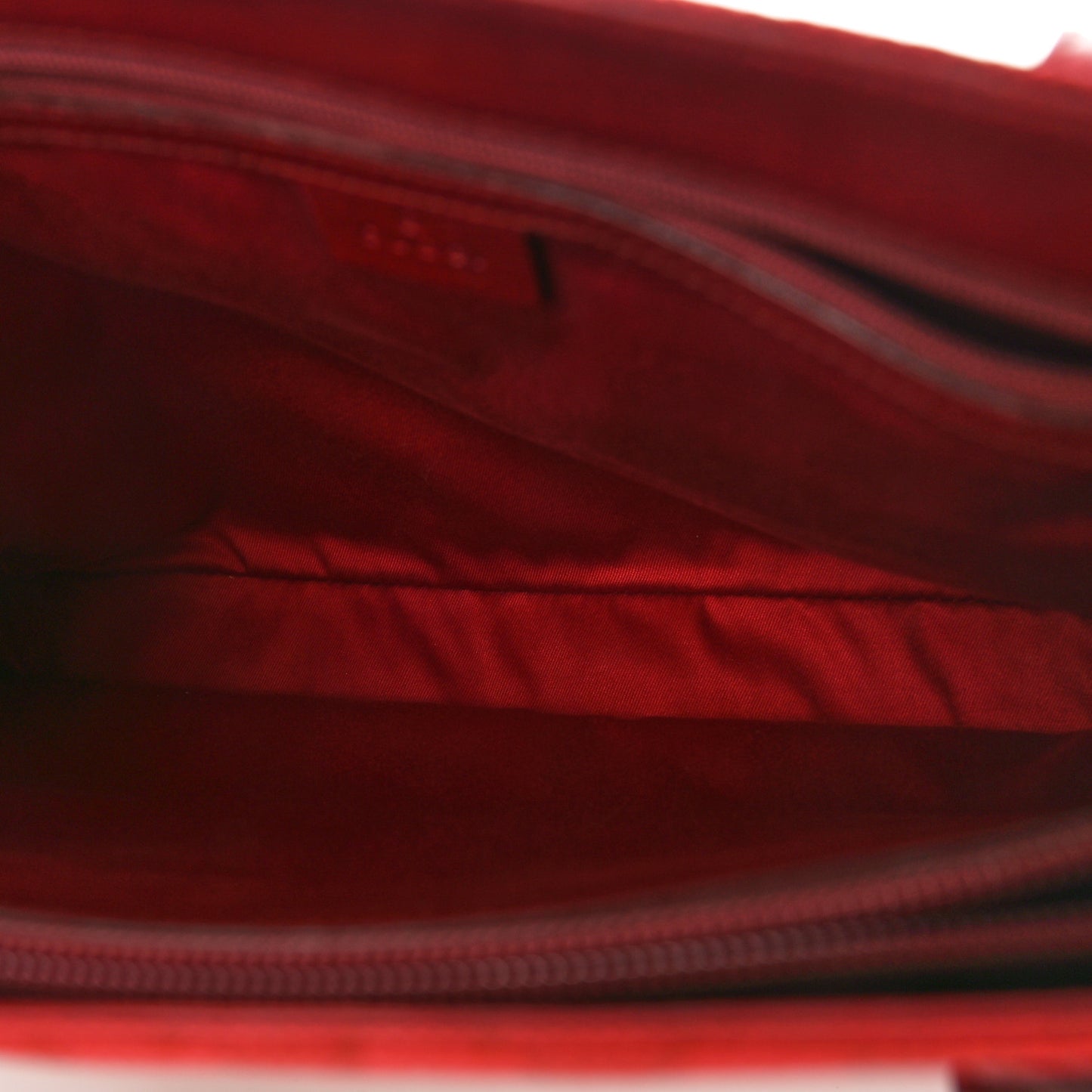 Monogram Small Bamboo Tote Red