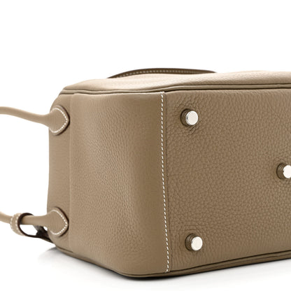 Hermes Taurillon Clemence Lindy 26 Etoupe 9 of 11
