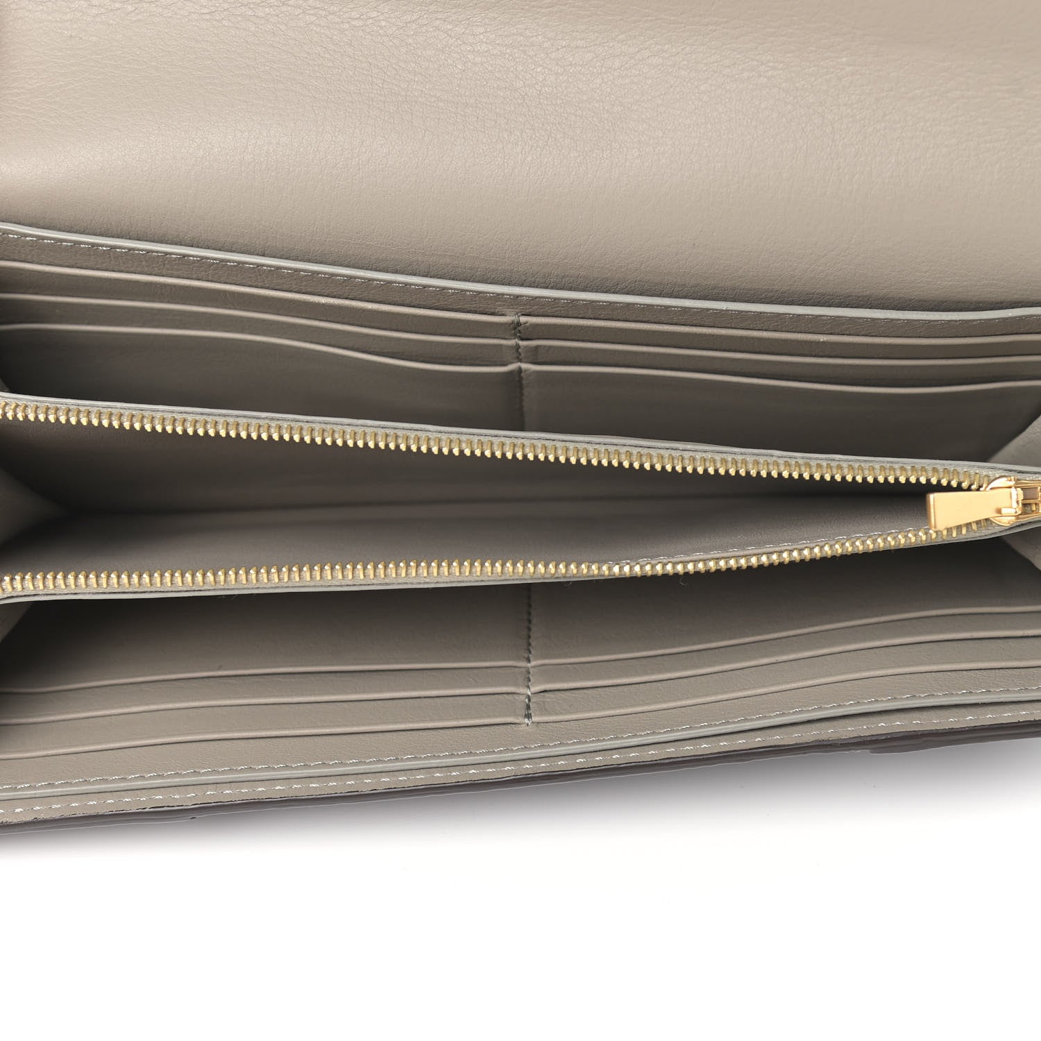 Celine Drummed Calfskin Large Multifunction Flap Wallet Navy 5 of 8