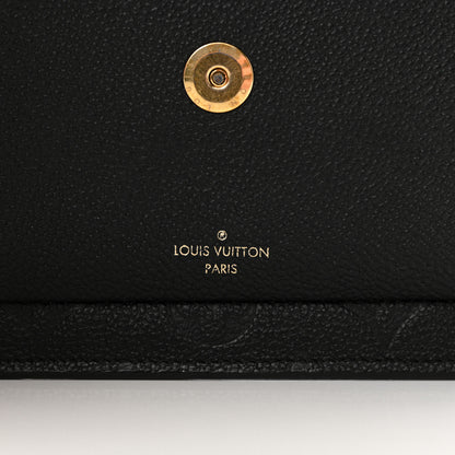 Louis Vuitton Empreinte Vavin Chain Wallet Black 6 of 12