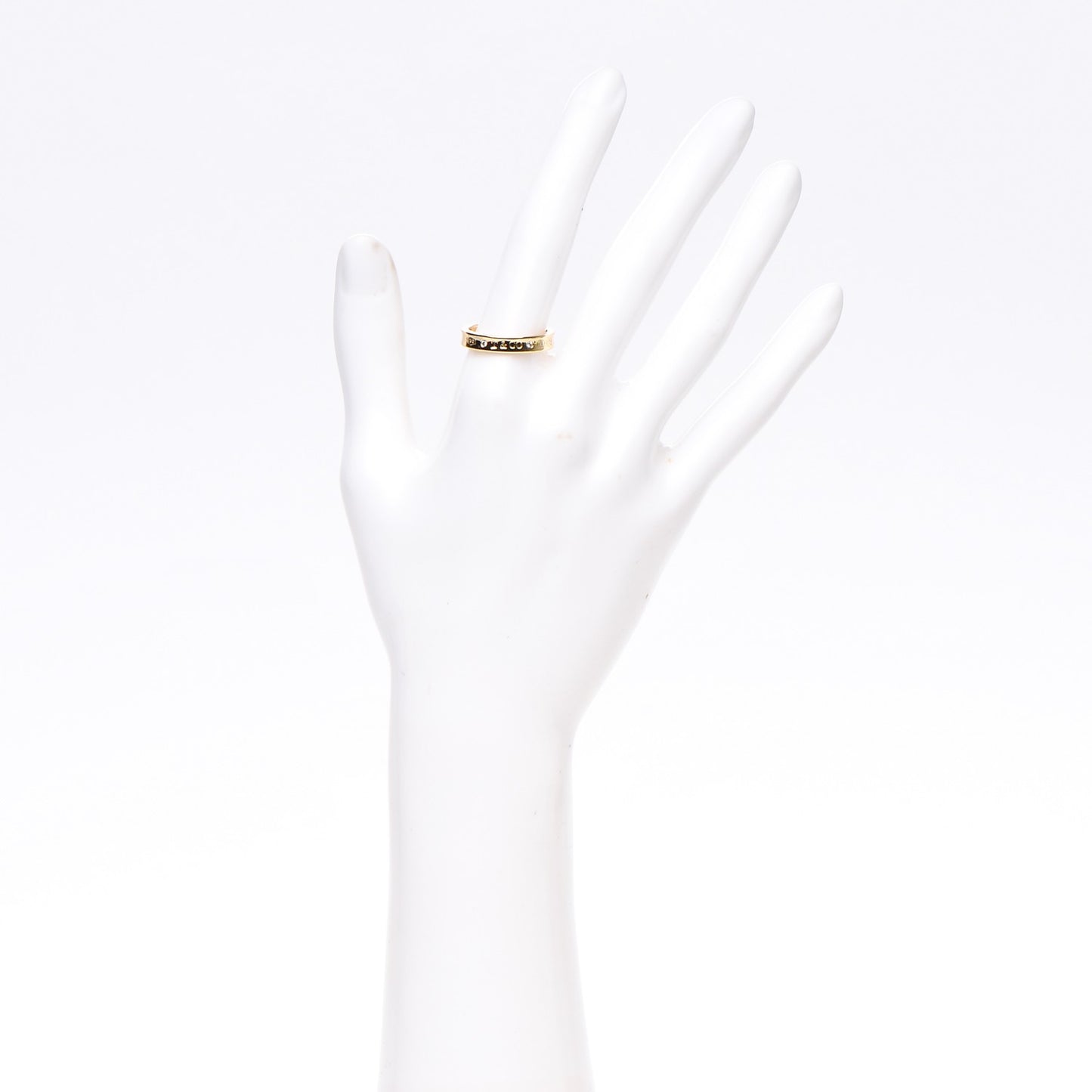 18K Yellow Gold Diamond Narrow 1837 Ring 7.5