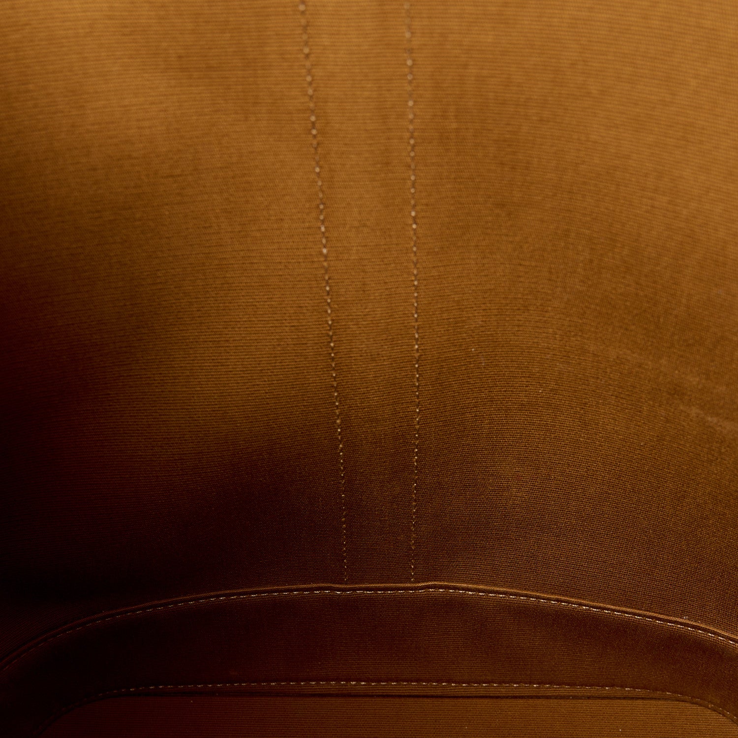 Celine Triomphe Canvas Calfskin Medium Bucket Bag Tan 11 of 13