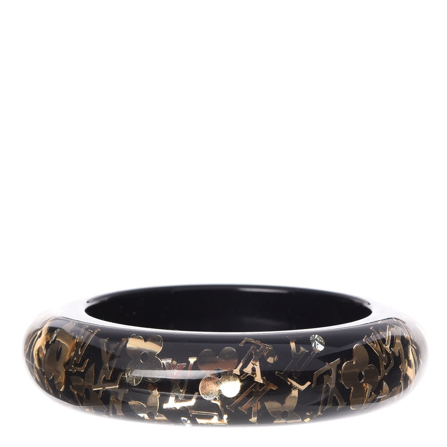 Resin Swarovski Medium Inclusion Bracelet GM Black