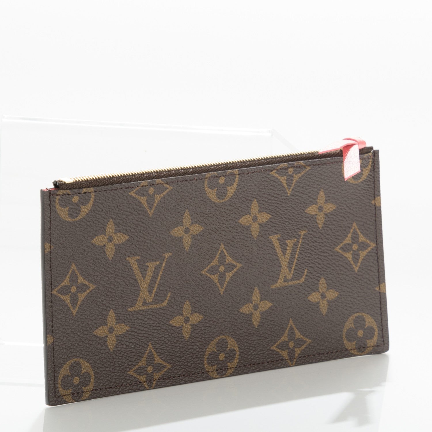 Louis Vuitton Monogram Felicie Chain Wallet Zippered Insert 3 of 6