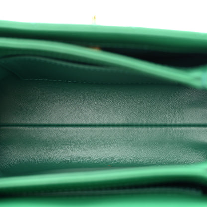 Chanel Lambskin Quilted Mini Color Match Flap Green 5 of 11