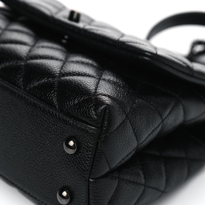 Chanel Caviar Quilted Mini Coco Handle Flap So Black 6 of 8