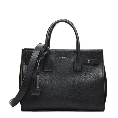 Saint Laurent Grained Calfskin Baby Supple Sac De Jour Black 1 of 8