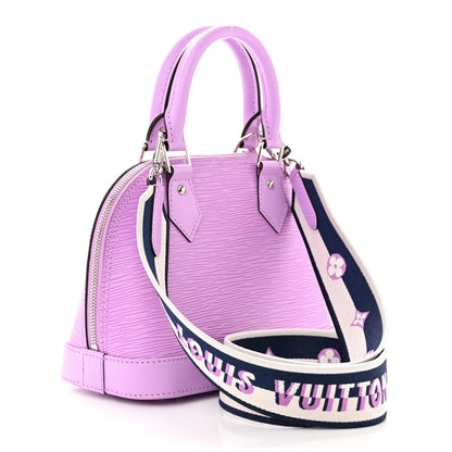 Louis Vuitton Epi Jacquard Alma BB Lilac 3 of 9