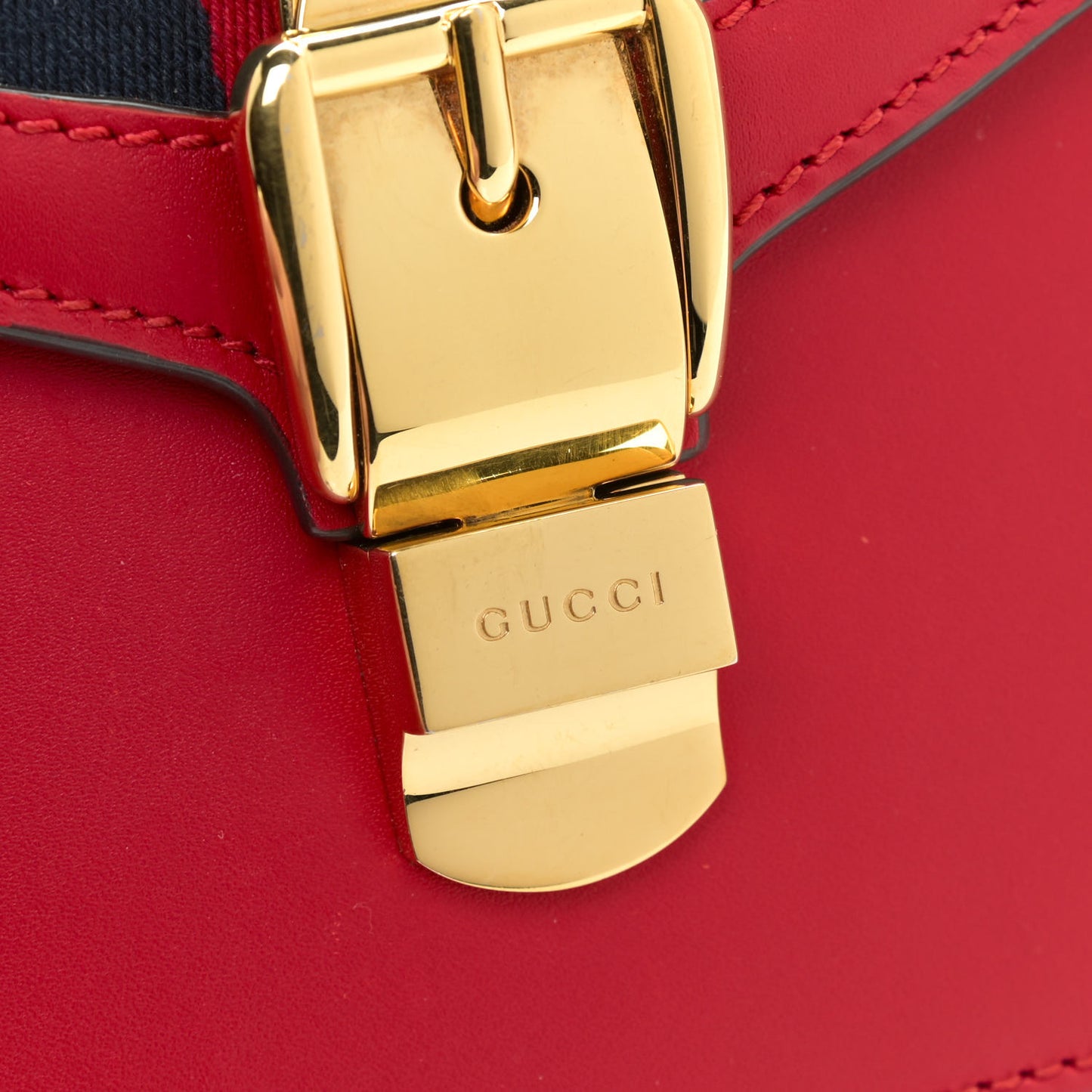 Calfskin Mini Sylvie Top Handle Bag Hibiscus Red