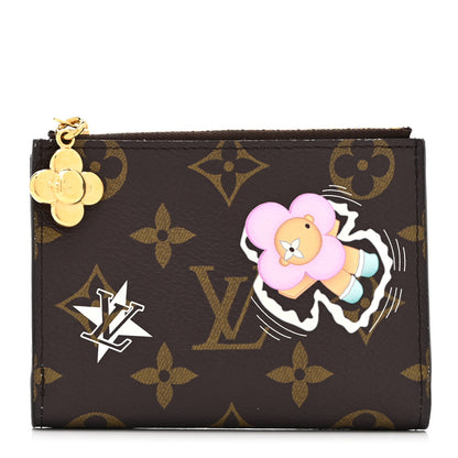 Louis Vuitton Monogram Snow Show Lisa Wallet Azur Frost 1 of 6