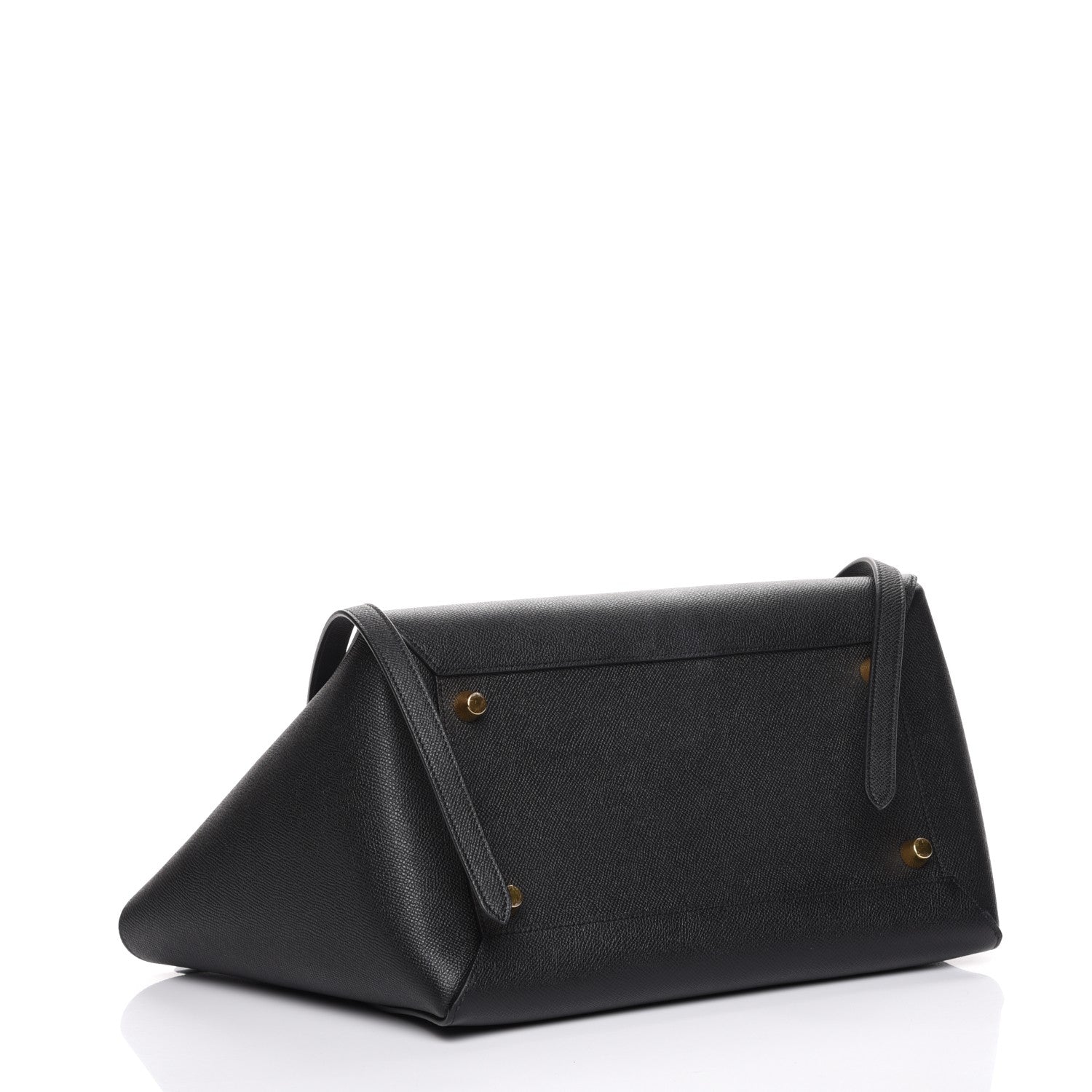 Celine Drummed Calfskin Small Belt Bag Black 5 of 16