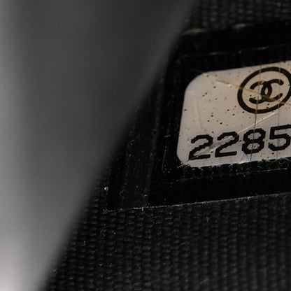 Chanel Lambskin Quilted Boy Wallet On Chain WOC Black 7 of 11