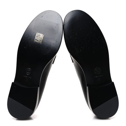 Chanel Lambskin CC Mocassin Loafers 38 Black 7 of 11