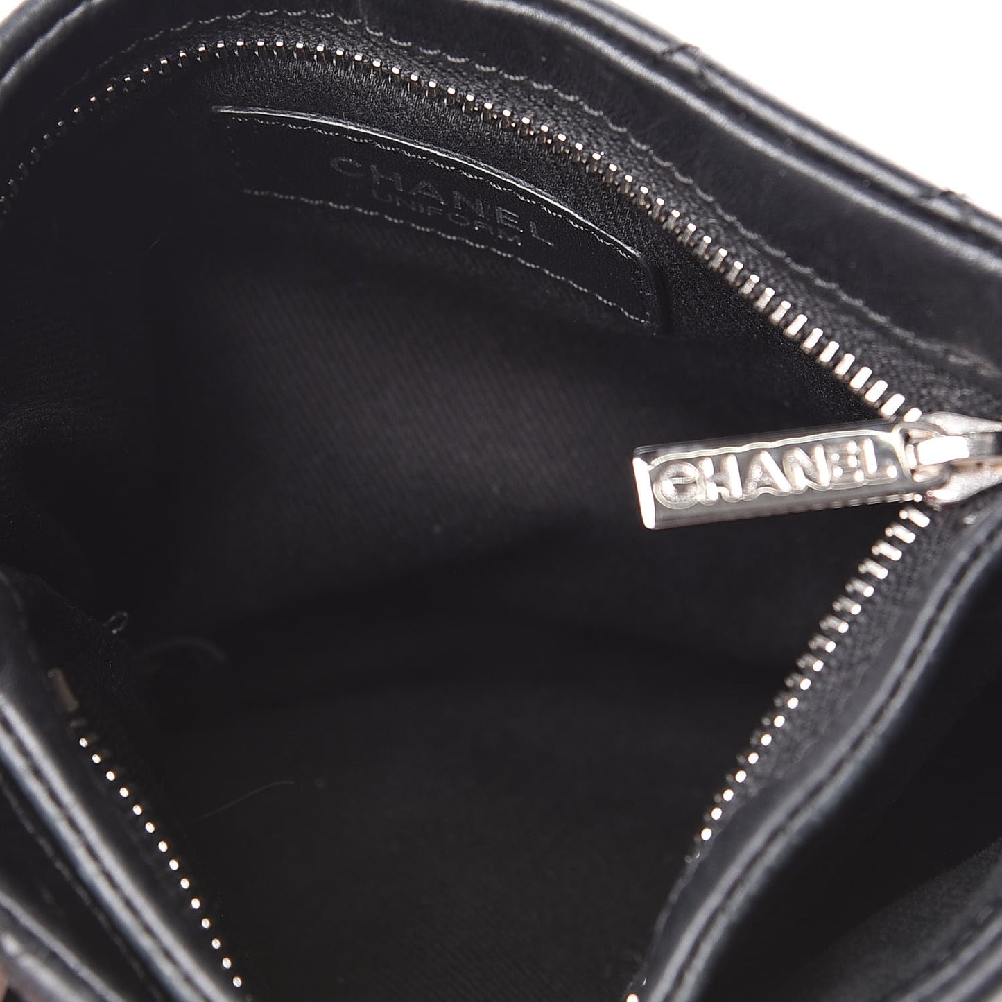 Lambskin Quilted Crossbody Bag Black