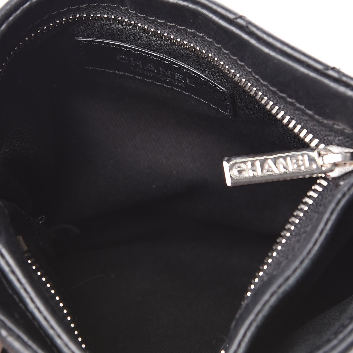 Chanel Lambskin Quilted Crossbody Bag Black 8 of 12