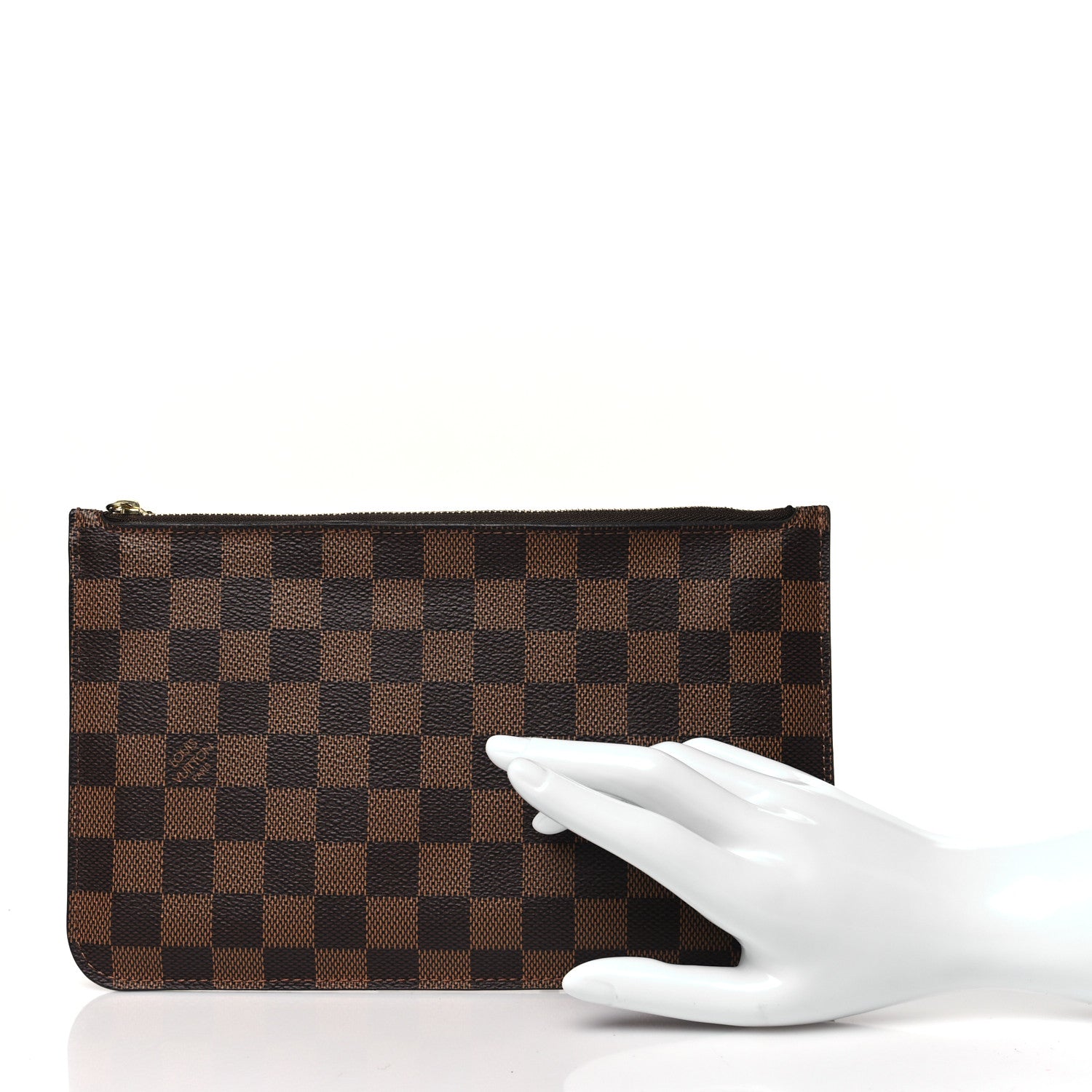 Louis Vuitton Damier Ebene Neverfull MM GM Pochette 2 of 9