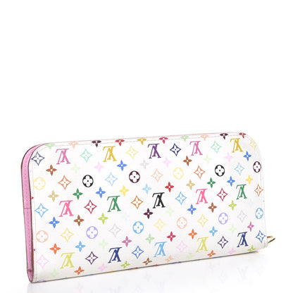 Louis Vuitton Monogram Multicolor Insolite Wallet White Litchi 7 of 8