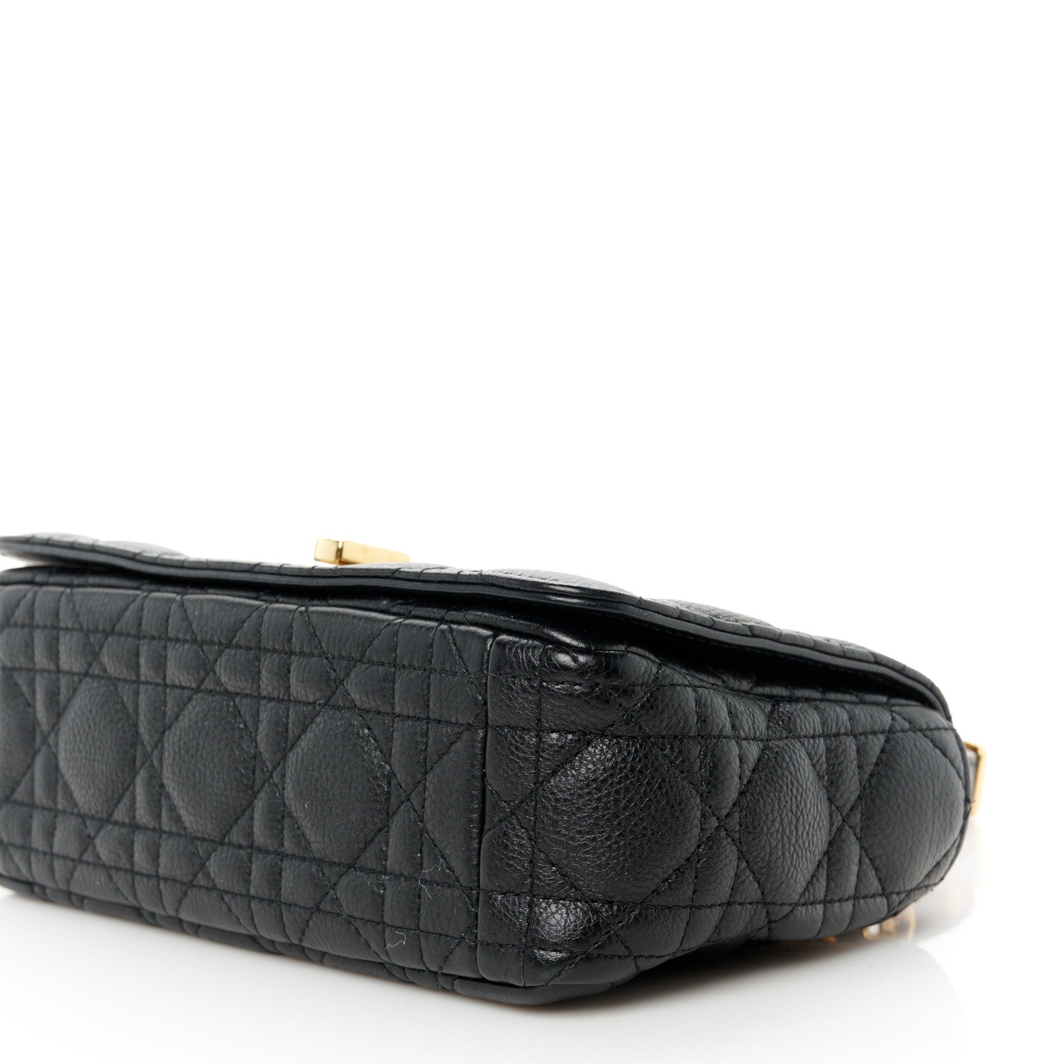 Christian Dior Calfskin Cannage Small Caro Bag Black 9 of 10