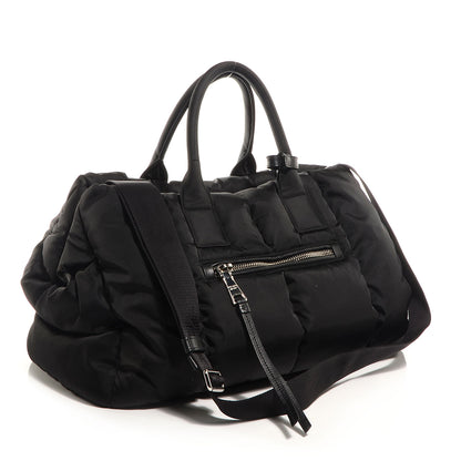 Prada Tessuto Nylon Bomber Tote Nero Black 3 of 12