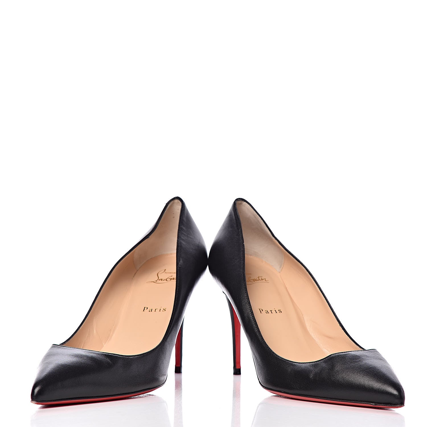 Christian Louboutin Shiny Nappa Pigalle Follies 85 Pumps 40.5 Black 11 of 11