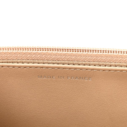Chanel Caviar Quilted Wallet on Chain WOC Beige 7 of 11