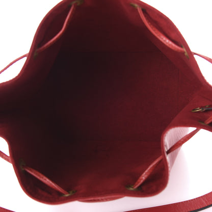 Louis Vuitton Epi Petit Noe Castillan Red 5 of 9
