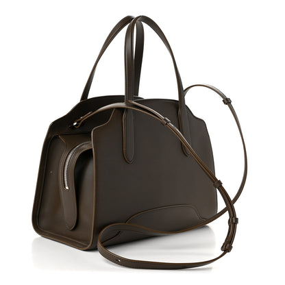 Loro Piana Smooth Calfskin Medium Sesia Taupe 3 of 9