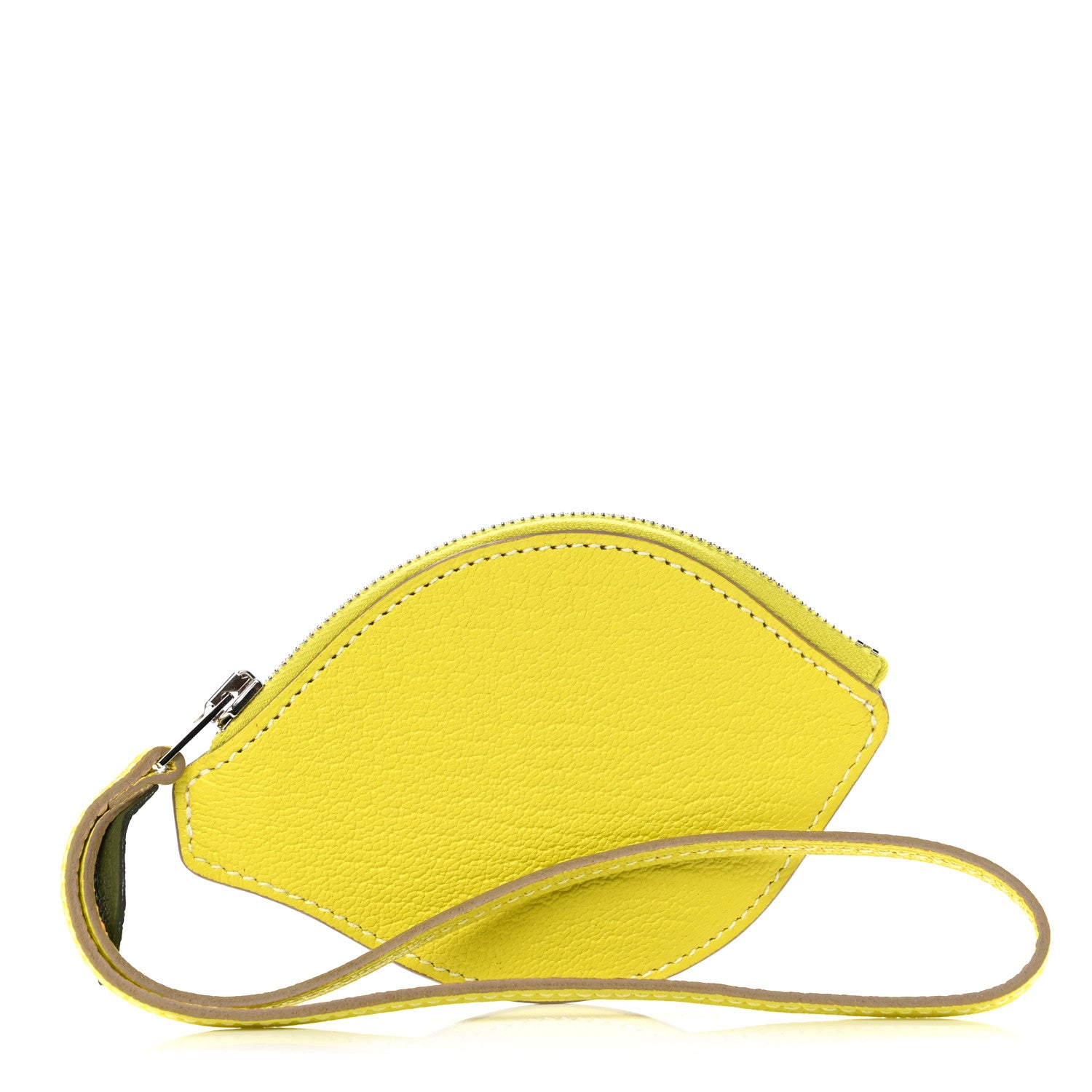 Hermes Chevre Mysore Tutti Frutti Citron Clutch Lime 1 of 7