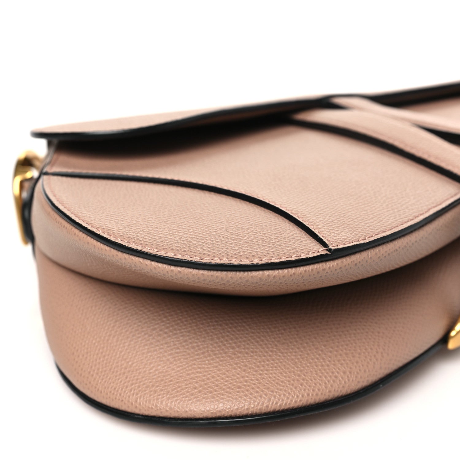 Christian Dior Grained Calfskin Saddle Bag Fard 9 of 10