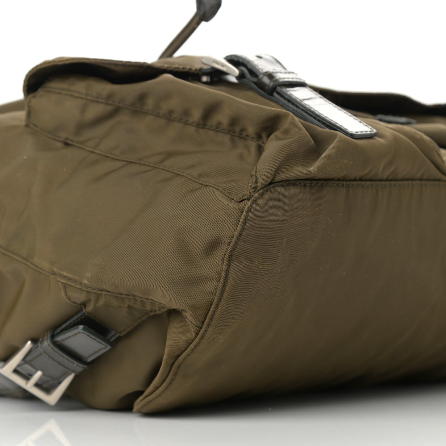 Nylon Vela Large Backpack Green