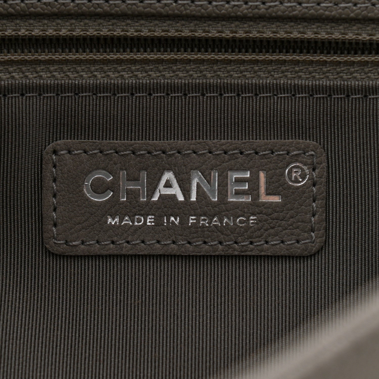 Chanel Caviar Quilted New Medium Boy Flap Grey 6 of 11