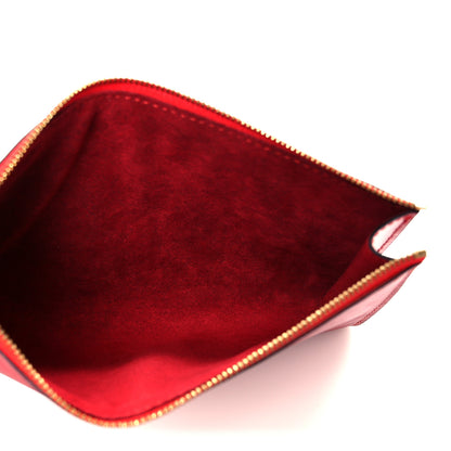Louis Vuitton Epi Pochette Accessories 21 Castillan Red 8 of 19