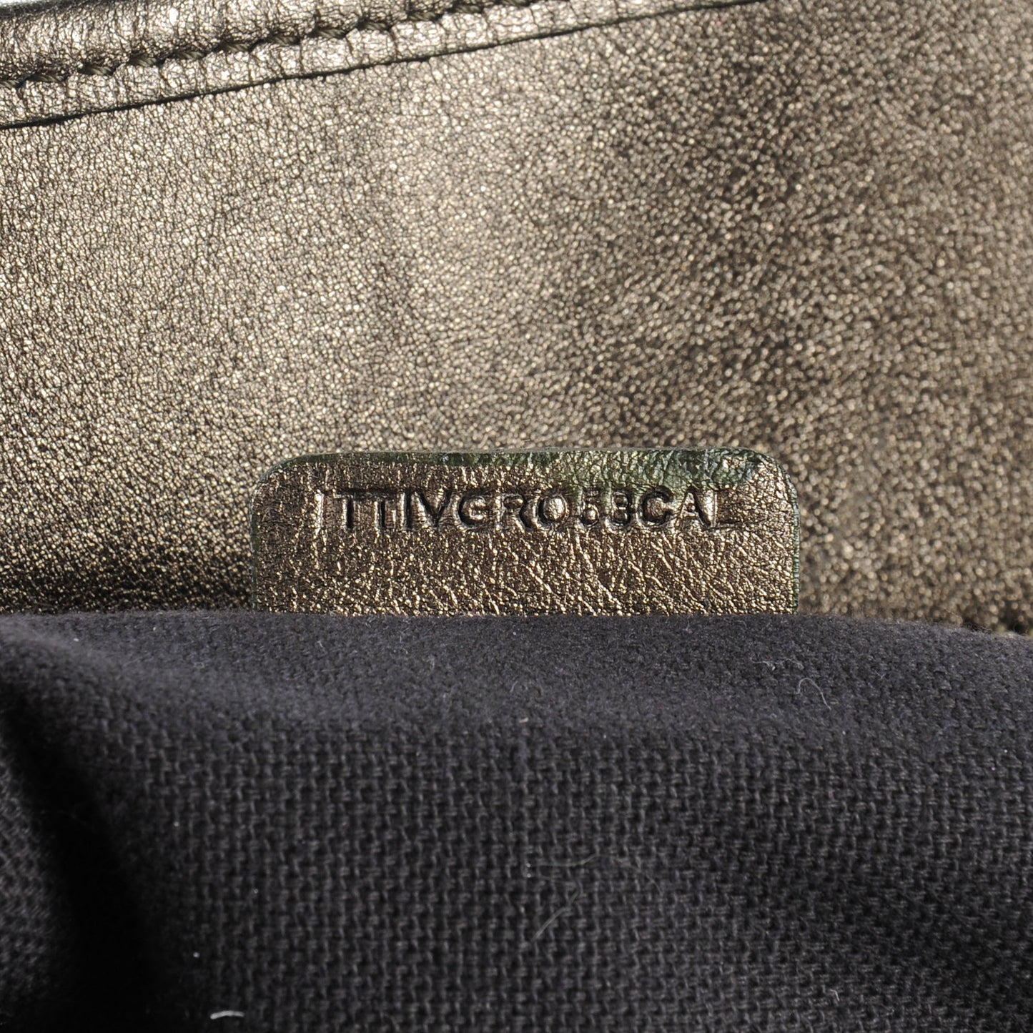 Leather Lawrence Metallic Olive